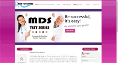 Desktop Screenshot of mdstestseries.com