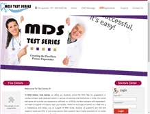 Tablet Screenshot of mdstestseries.com